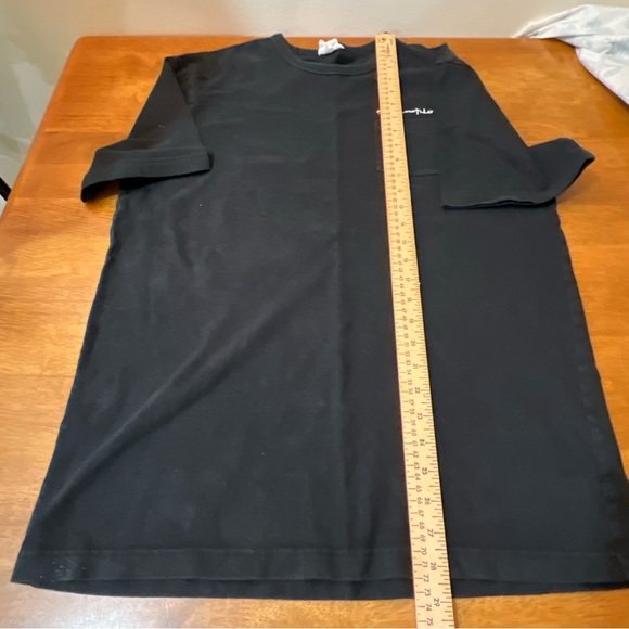 Champion Black Tee with Logo Accent Size LARGE - Picture 8 of 8